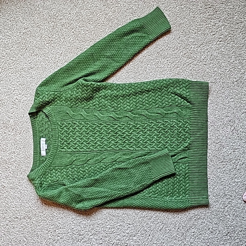 Loft - Green Sweater, Size Small